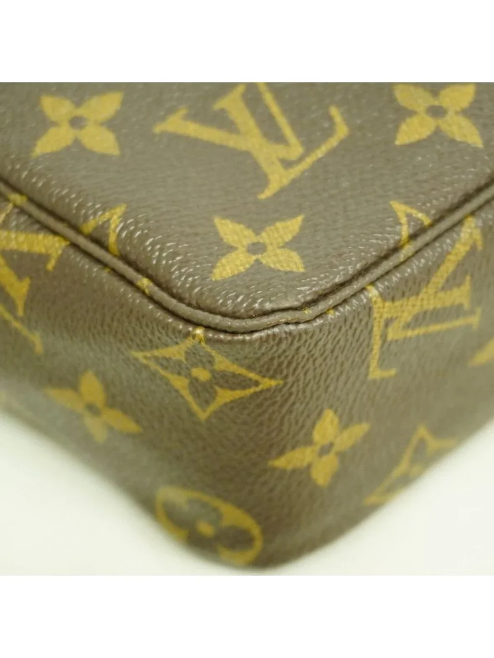 Louis Vuitton Pouch Monogram Trousse Twillet 23 Brown